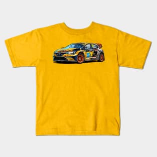 Renault Megane RX Super Car Kids T-Shirt